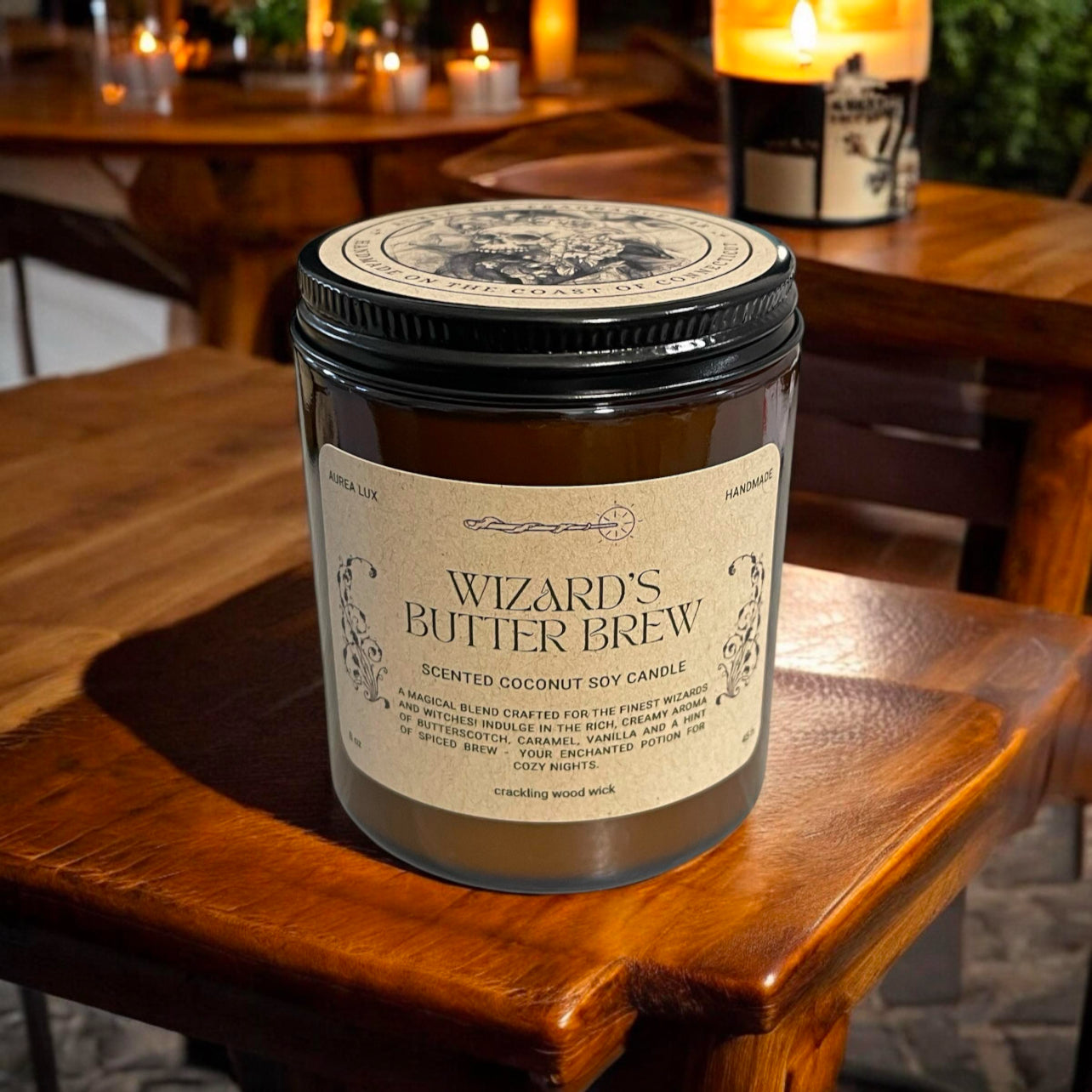 Wizards Butter Brew Candle