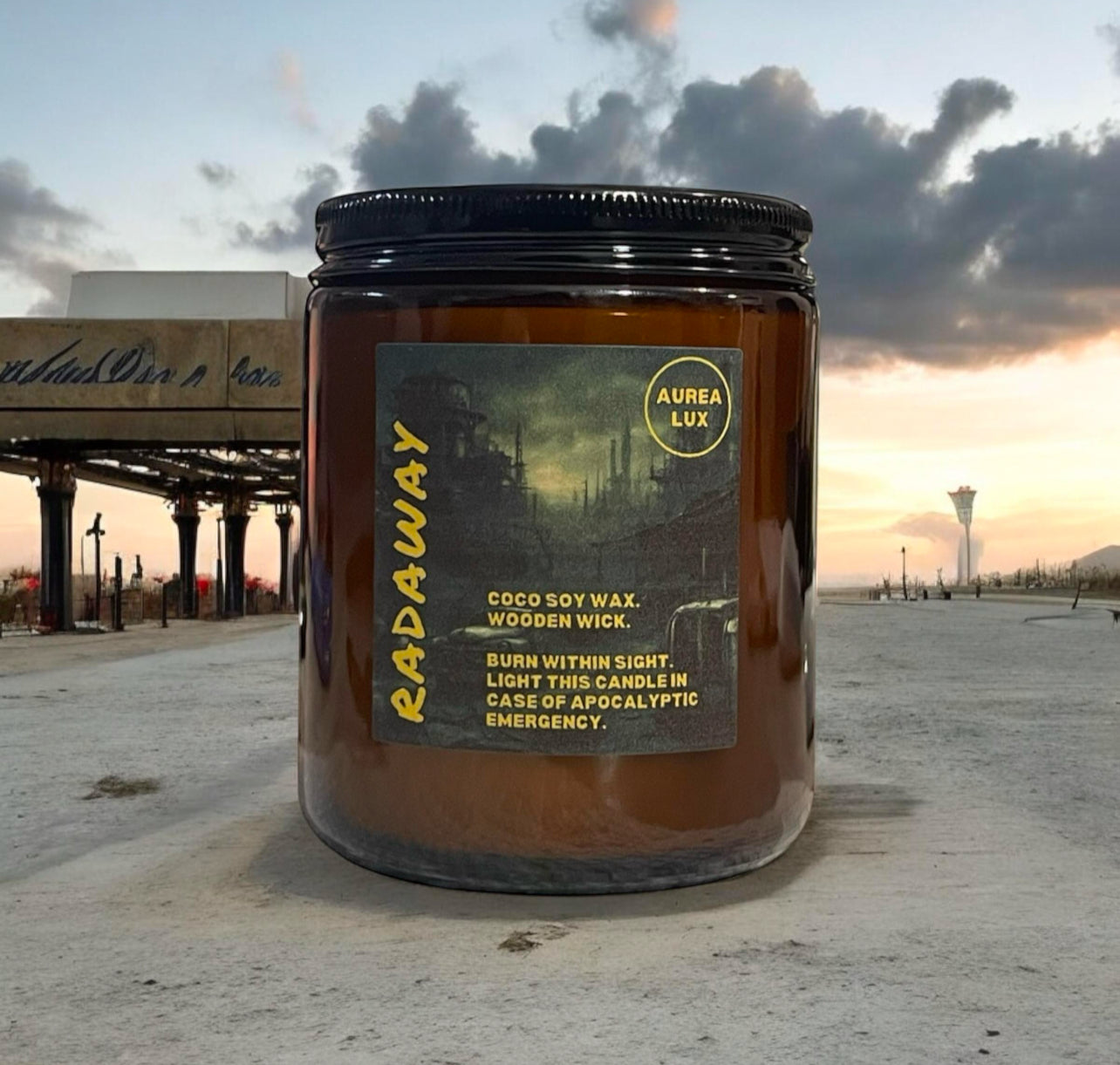 Wasteland Purify, Fallout Inspired Candle