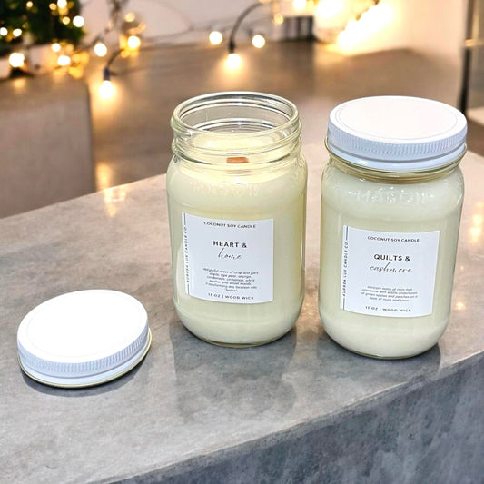 Winter Candles - Multiple Scents With Coco Soy Wax & Wood Wicks