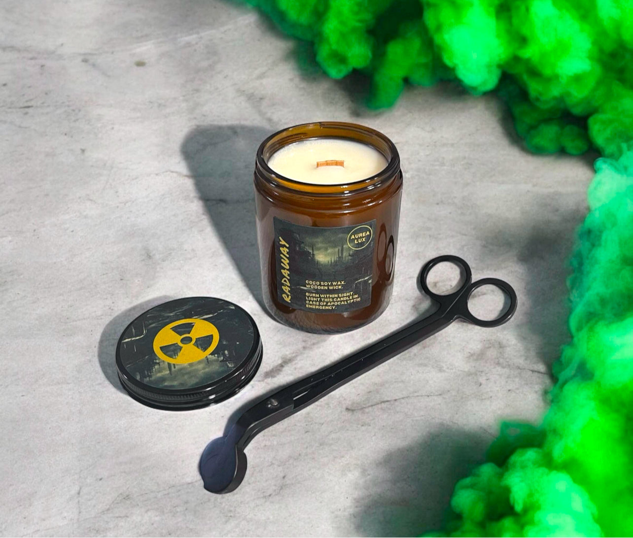 Wasteland Purify, Fallout Inspired Candle